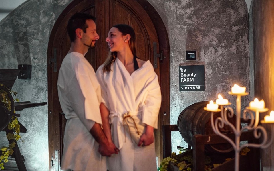 La spa dell’agriturismo ai Castelli Romani